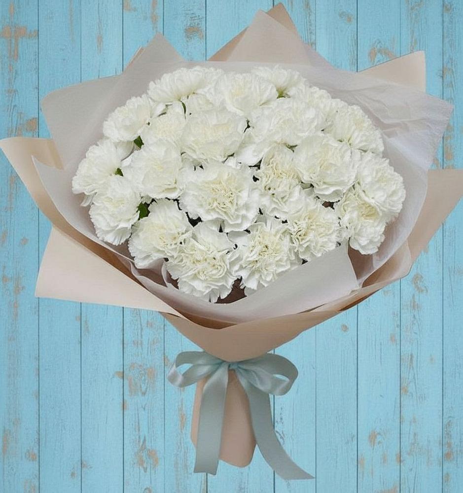 Букет цветов из: Гвоздики в Перевицкий Торжок