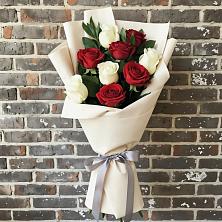 Букет цветов из:  Розы в Перевицкий Торжок