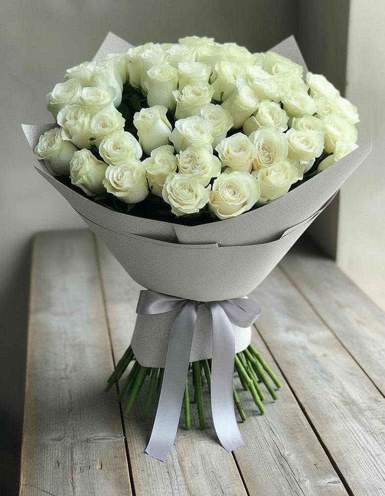 Букет 35 Белых роз в Перевицкий Торжок