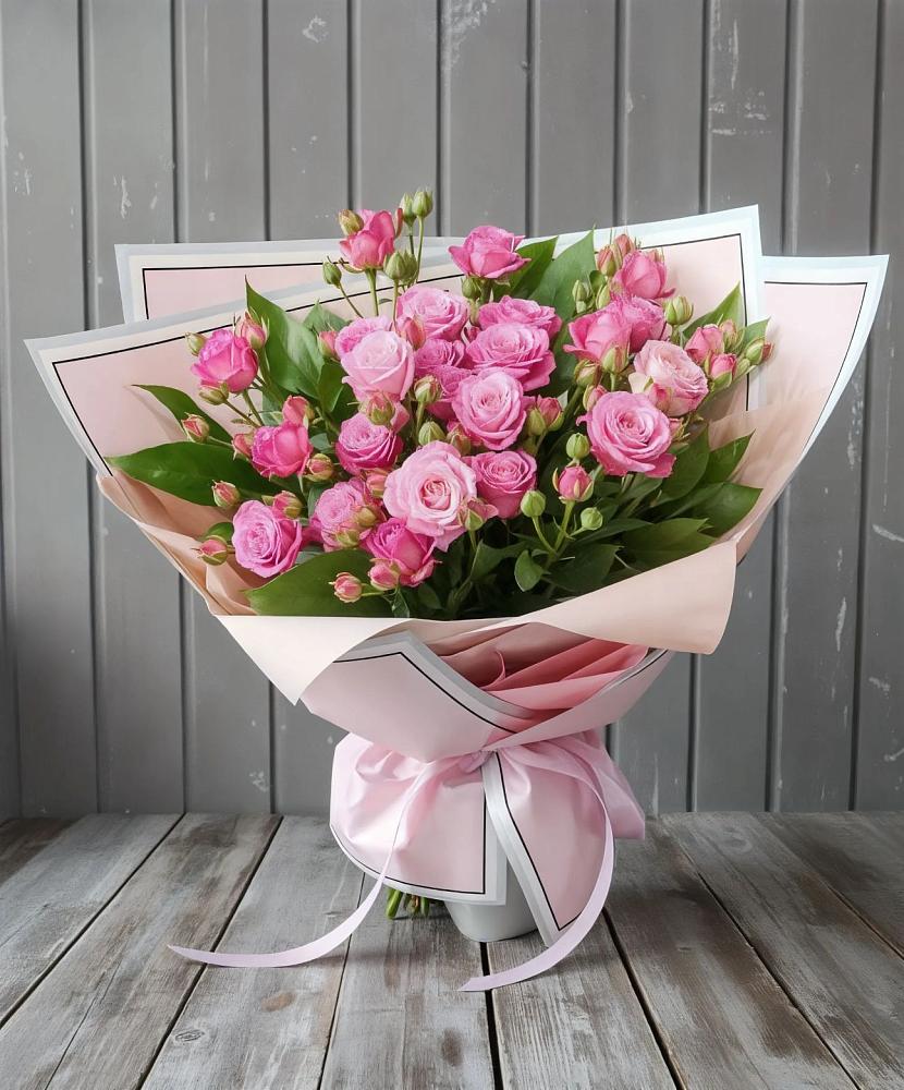 Букет Розовый кустик в Перевицкий Торжок