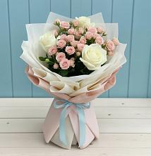 Букет цветов из:  Розы в Перевицкий Торжок