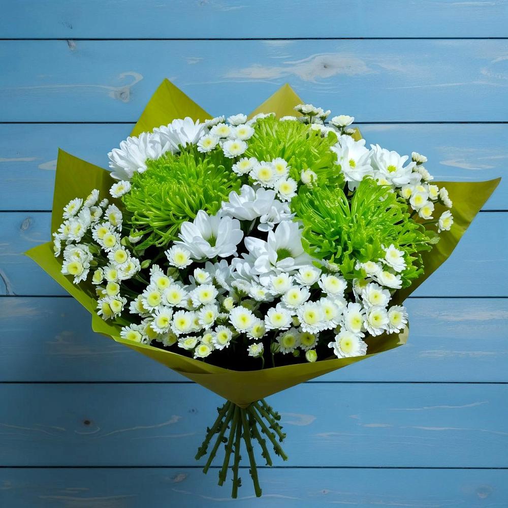 Букет цветов из: Хризантемы в Перевицкий Торжок