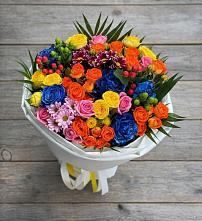 Букет цветов из:  Розы и Хризантемы #REPLACE_PRED# Перевицкий Торжок