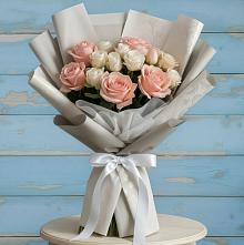 Букет цветов из:  Розы в Перевицкий Торжок