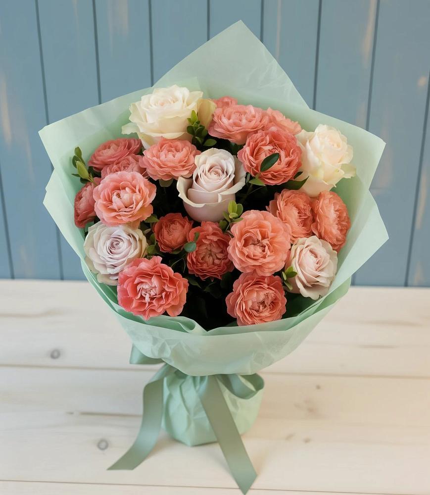 Букет цветов из: Розы в Перевицкий Торжок