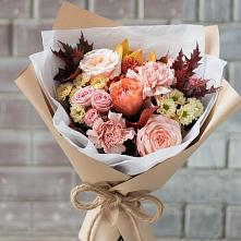 Букет цветов из:  Гвоздики, Хризантемы и Розы в Перевицкий Торжок