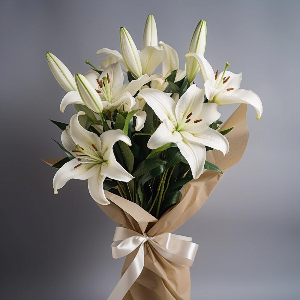 Букет цветов из: Лилии в Перевицкий Торжок