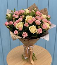 Букет цветов из:  Розы в Перевицкий Торжок