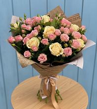 Букет цветов из:  Розы в Перевицкий Торжок