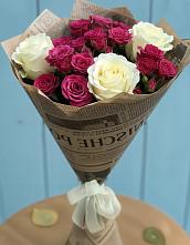 Букет цветов из:  Розы в Перевицкий Торжок