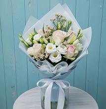 Букет цветов из:  Розы и Лизиантусы #REPLACE_PRED# Перевицкий Торжок