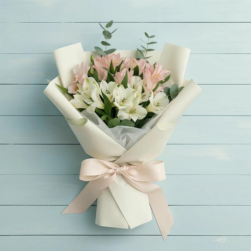 Букет цветов из: Альстромерии в Перевицкий Торжок