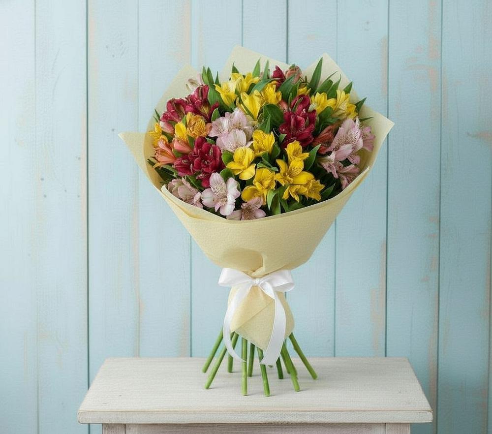 Букет цветов из: Альстромерии в Перевицкий Торжок