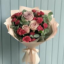 Букет цветов из:  Гвоздики и Розы #REPLACE_PRED# Перевицкий Торжок