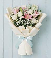 Букет цветов из:  Лилии в Перевицкий Торжок