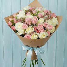 Букет цветов из:  Розы в Перевицкий Торжок