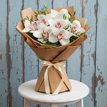Букет цветов из:  Орхидеи и Розы в Перевицкий Торжок